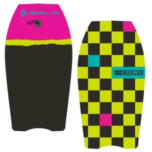 Sola Revolver Eva Bodyboard - Black/Pink/Green