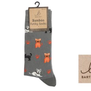 Bartleby Funky Bamboo Socks - Crazy Cats