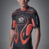 Optimum Inferno Protective Top - Black/Red