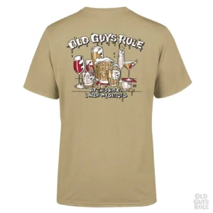 Old Guys Rule ‘Need My Glasses' T-Shirt - Tan