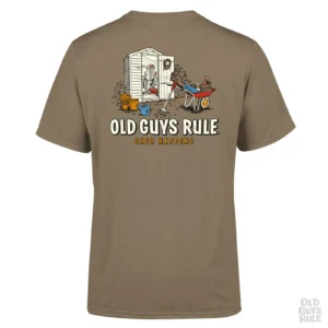 Old Guys Rule ‘Shed Happens' T-Shirt - Prarie Dust