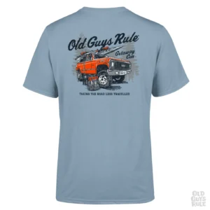 Old Guys Rule 'Getaway Car' T-Shirt - Stone Blue
