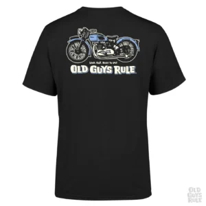 Old Guys Rule ‘Triumph’ T-Shirt - Black