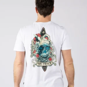 Saltrock Open Water Colour Tee - White