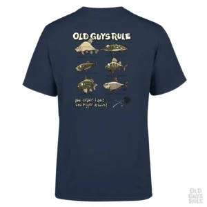 Old Guys Rule Bigger Fish II T-Shirt - Blue Dusk