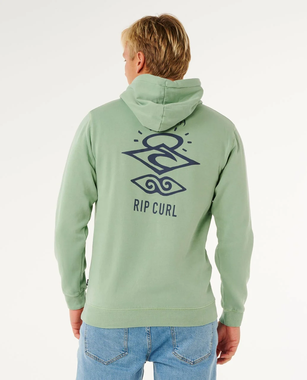Ripcurl Search Icon Hood - Aloe