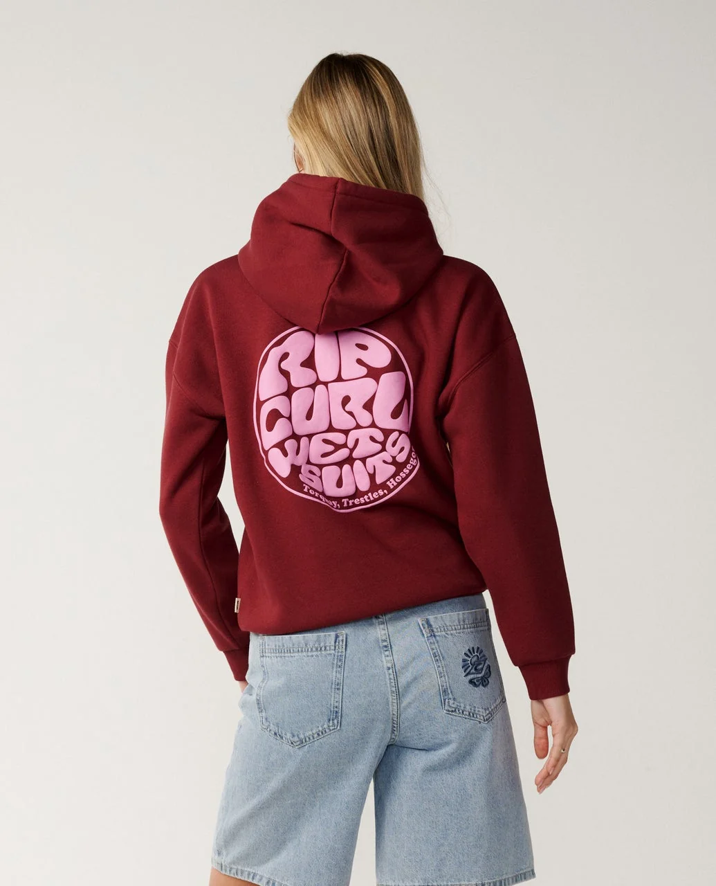Ripcurl Icons Of Surf Heritage Hood - Dark Plum